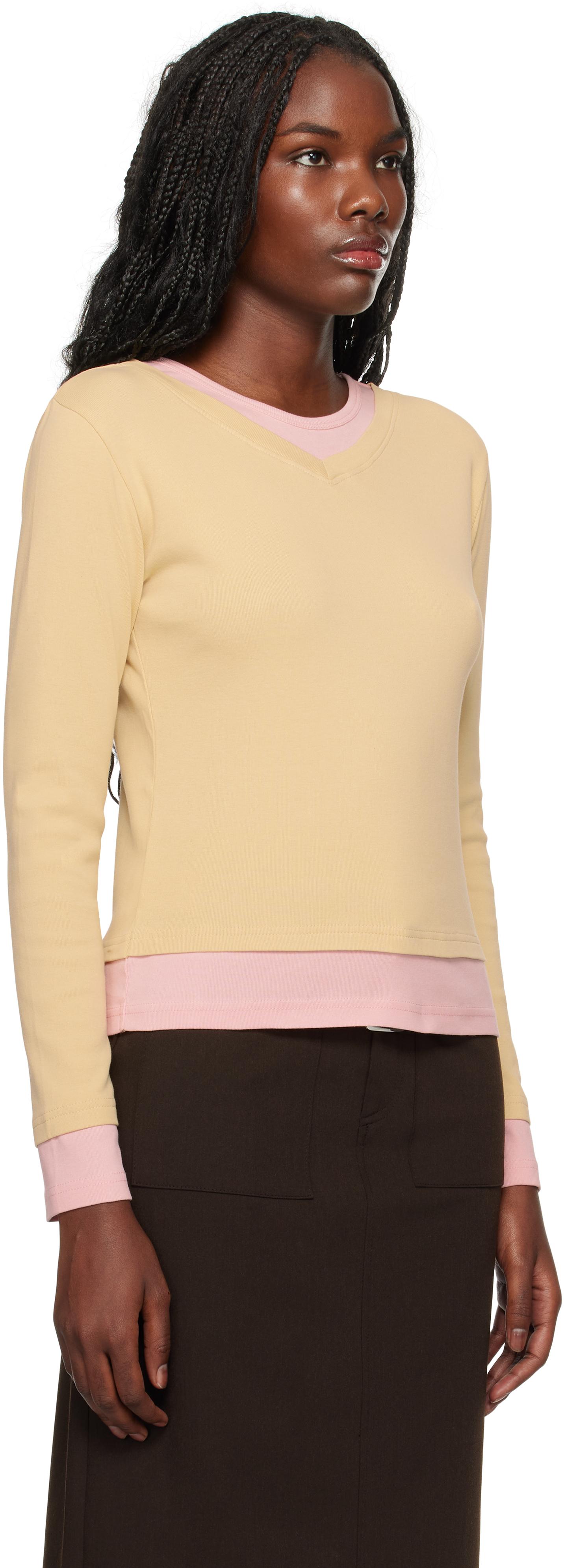 gimaguas-BeigePink-Sam-T-shirt