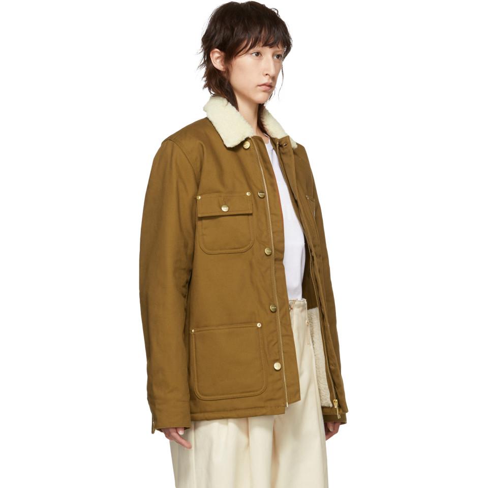 Carhartt WIP Brown Fairmount Coat Lyst Canada