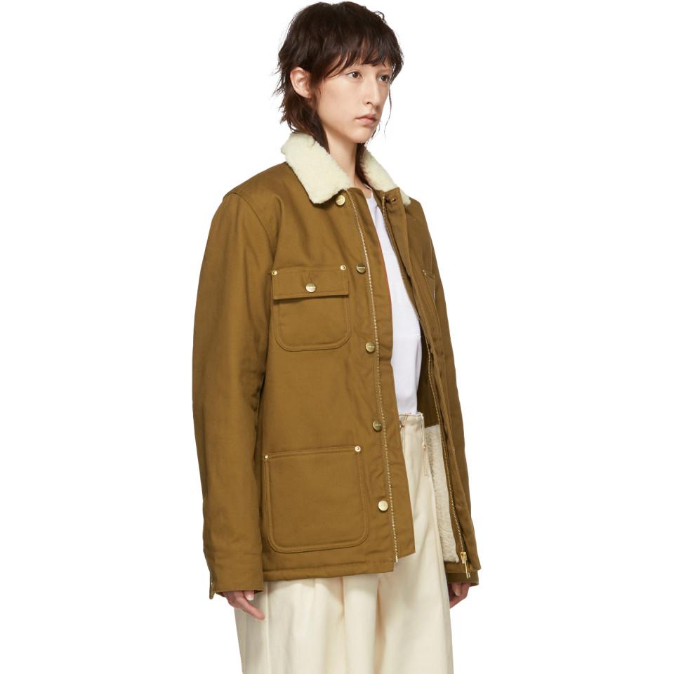 Carhartt WIP Brown Fairmount Coat | Lyst