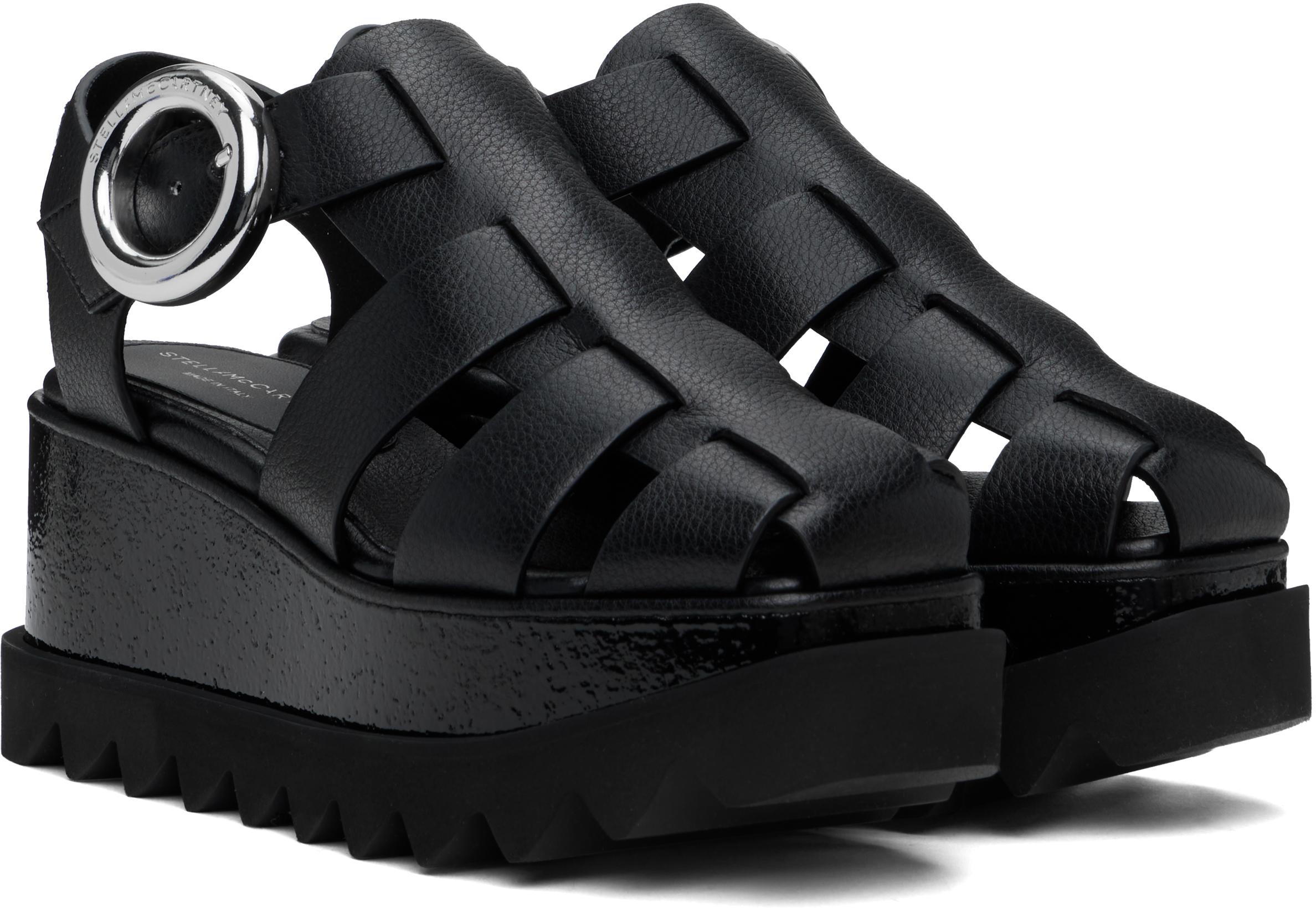 Stella McCartney ブラック Elyseプラットフォーム ヒール