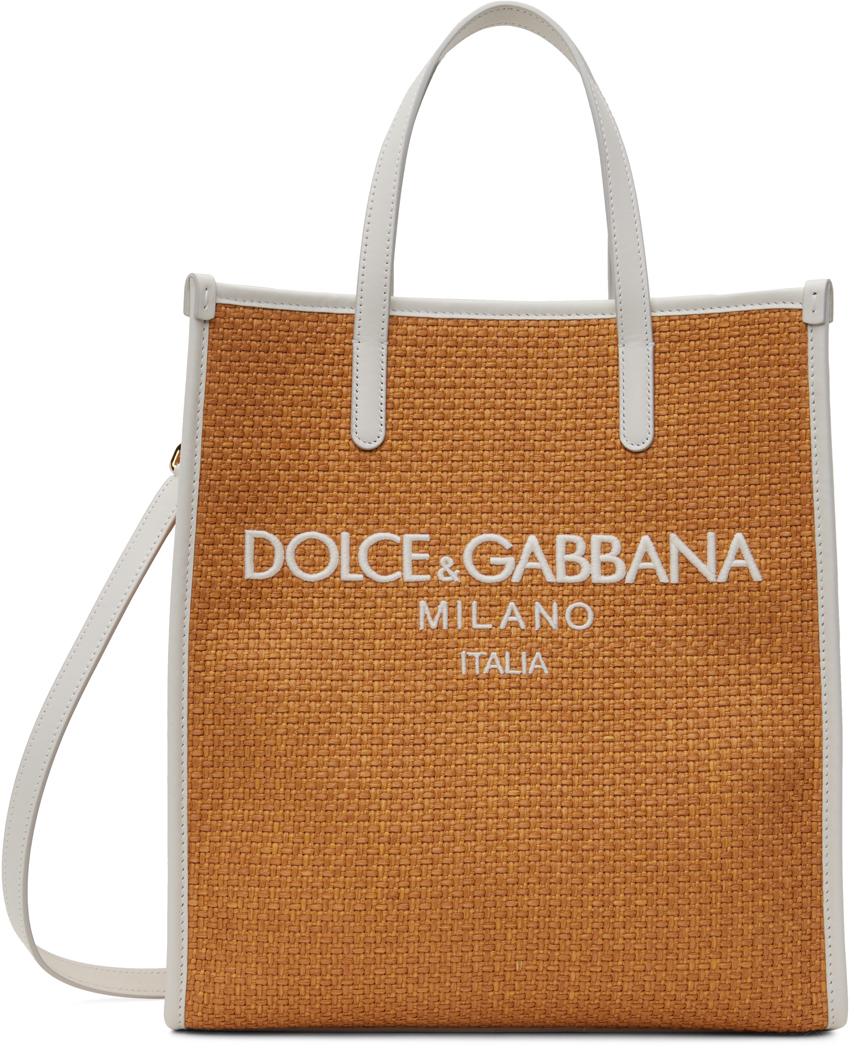 Dolce & Gabbana レディース ブラウン ショッピングトート トートバッグ