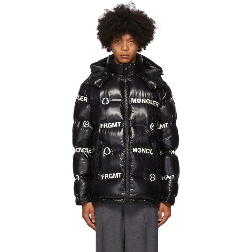 Moncler Genius 7 Moncler Fragment Hiroshi Fujiwara Black Down Mayconne  Jacket for Men | Lyst