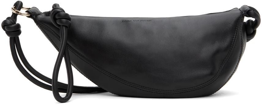 Dries Van Noten Black Knotted Pouch for Men | Lyst