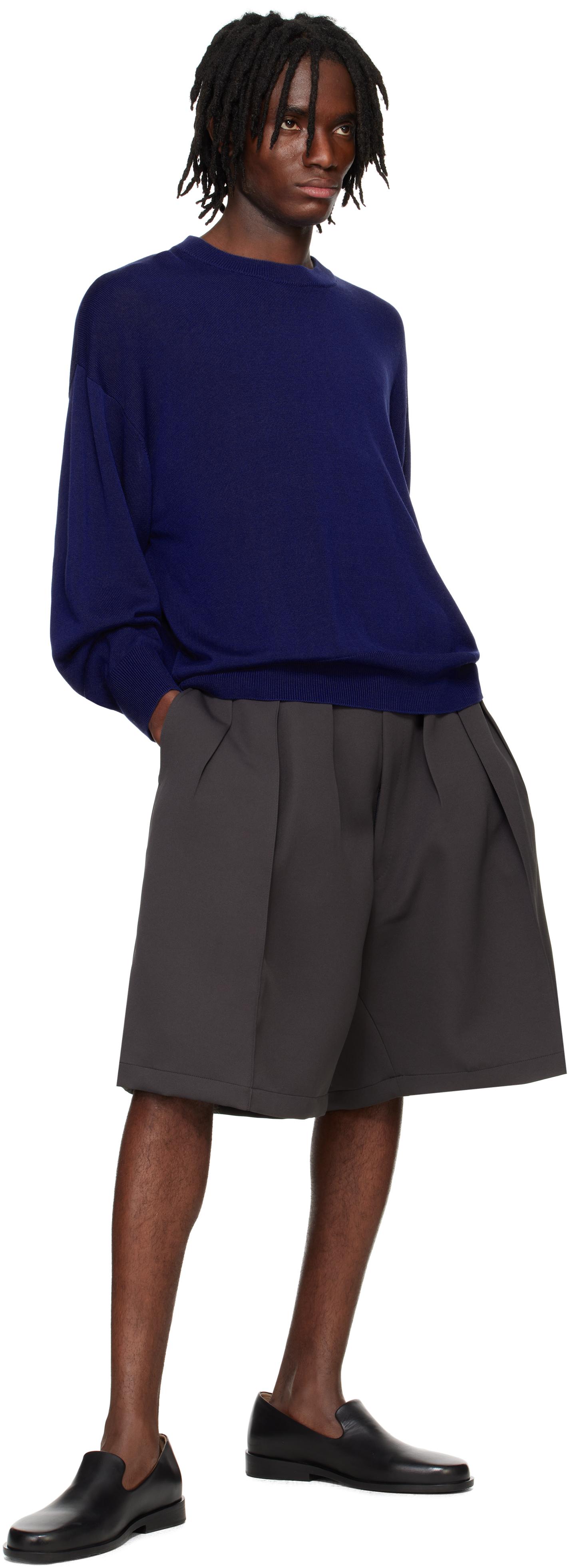 メンズ RAINMAKER KYOTO グレー Triple Cloth Hakama ショートパンツ