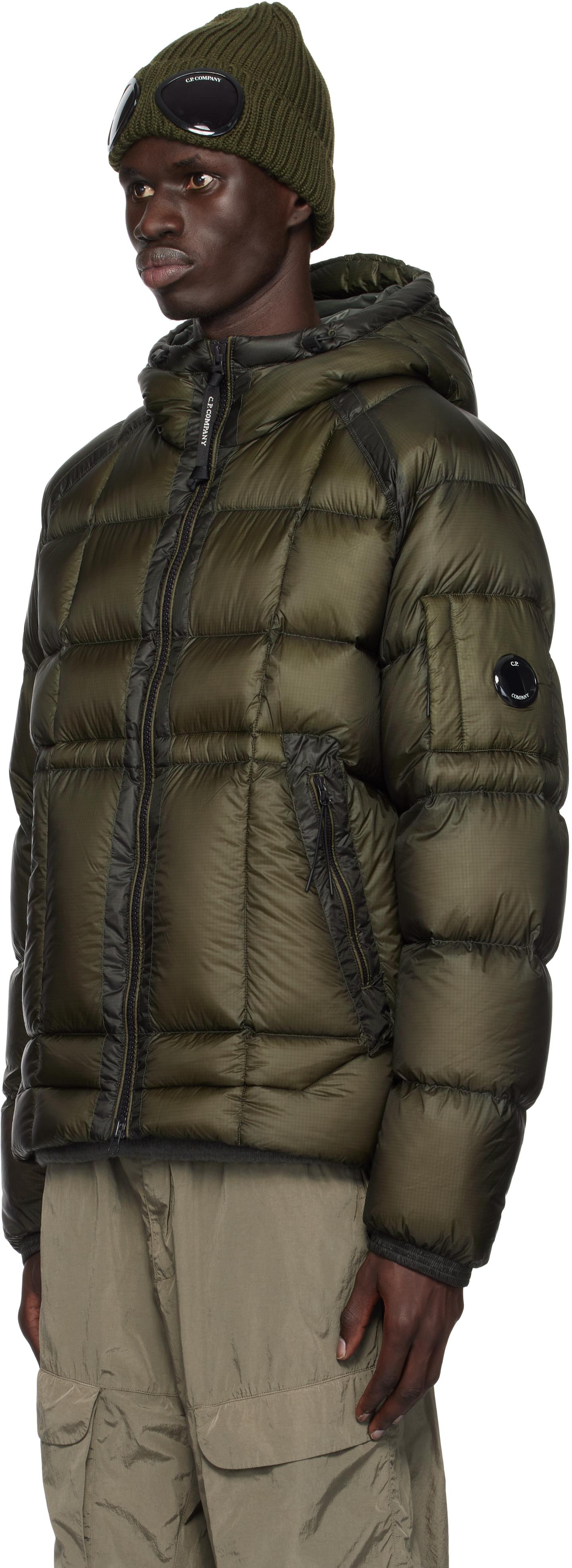 Company Hooded Quilted Down Jacket in Black for Men Lyst UK