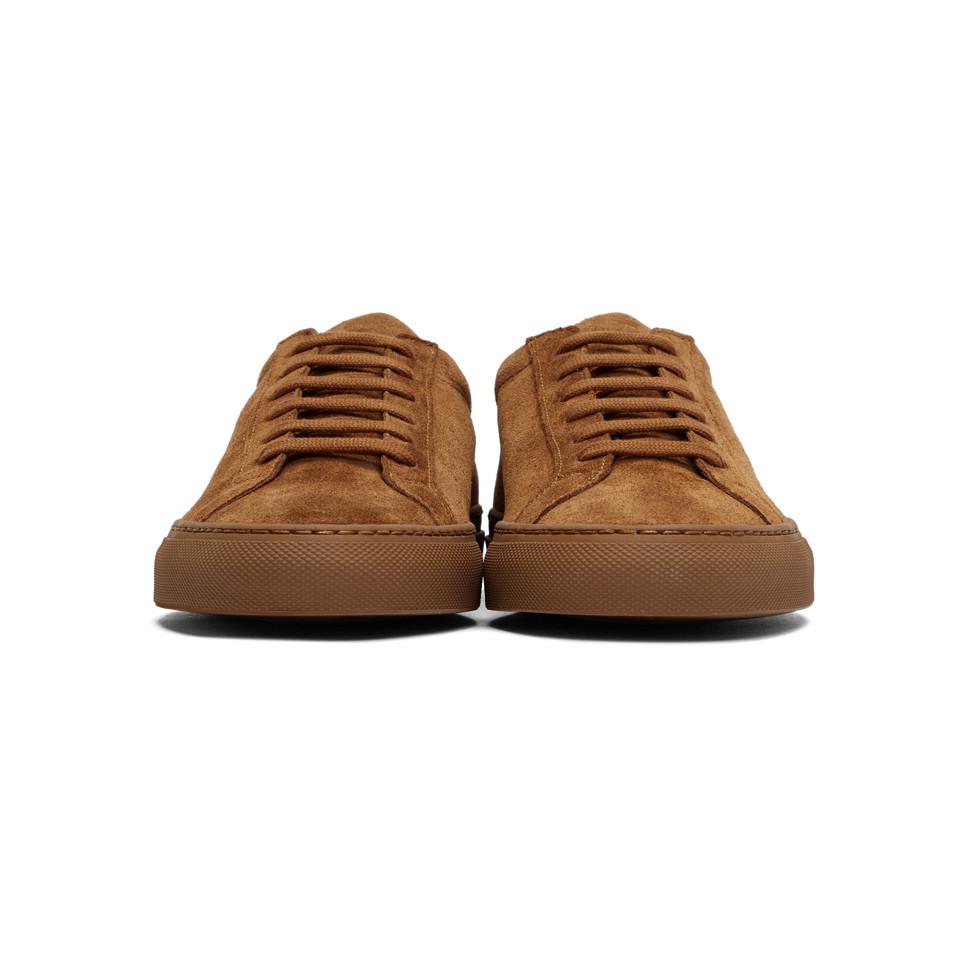 tan suede sneakers