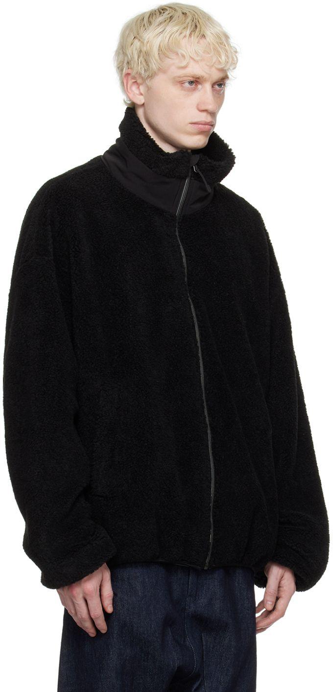 Fumito Ganryu 2-way Boa Jacket in Black for Men | Lyst