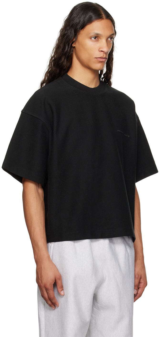 シンプル【alexanderwang】パフロゴ オーバーサイズ Tシャツ メンズ Alexander Wang パフロゴ オーバーサイズ Tシャツ