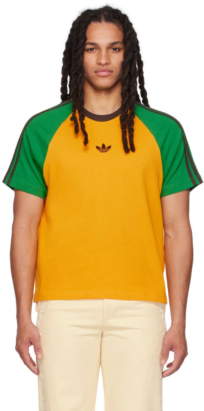 Wales Bonner Yellow & Green Adidas Originals Edition T-shirt in Orange for  Men | Lyst
