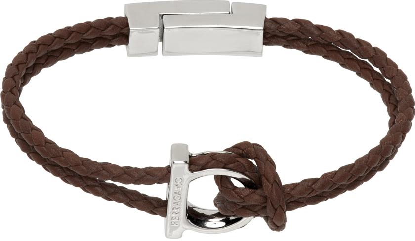 discounted storeonline Ferragamo Men s Black Brown Gancini