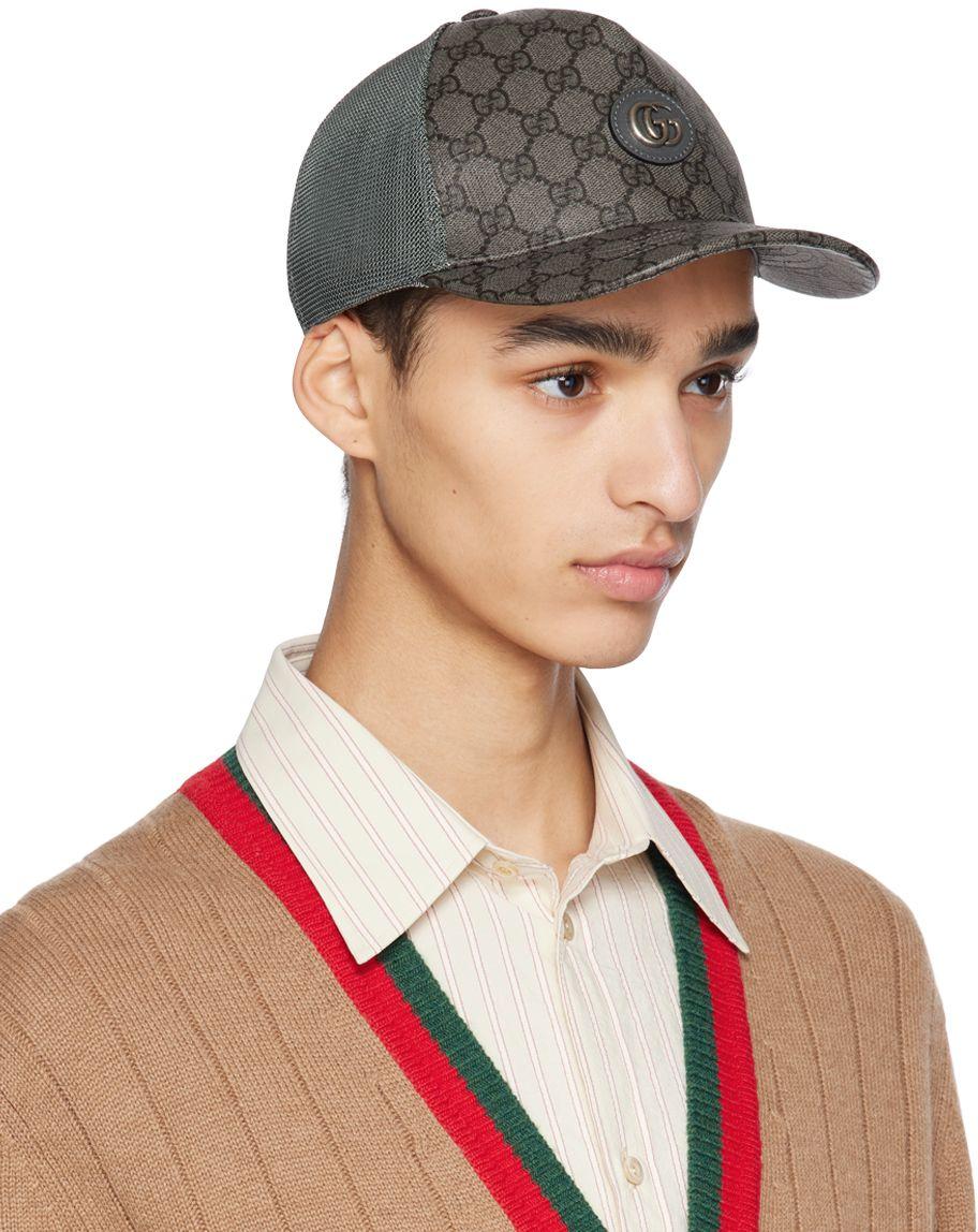 Gucci Men's Gray Supreme Cap