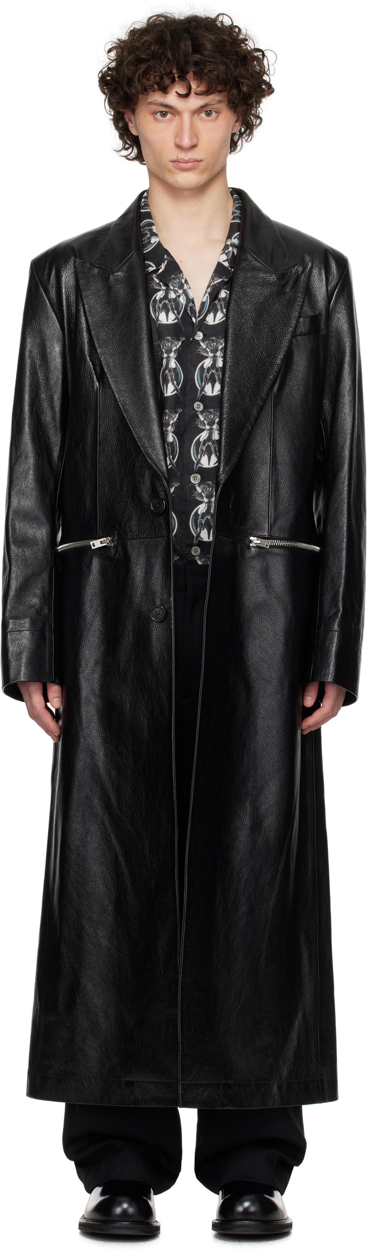 Acne studios ロングコート　黒 Acne Studios / アクネストゥディオズ | JOYCE LI MIX COAT