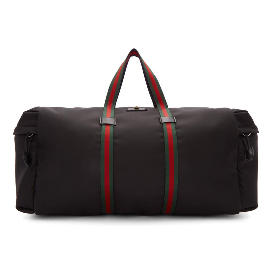 Gucci technical cheap canvas duffle