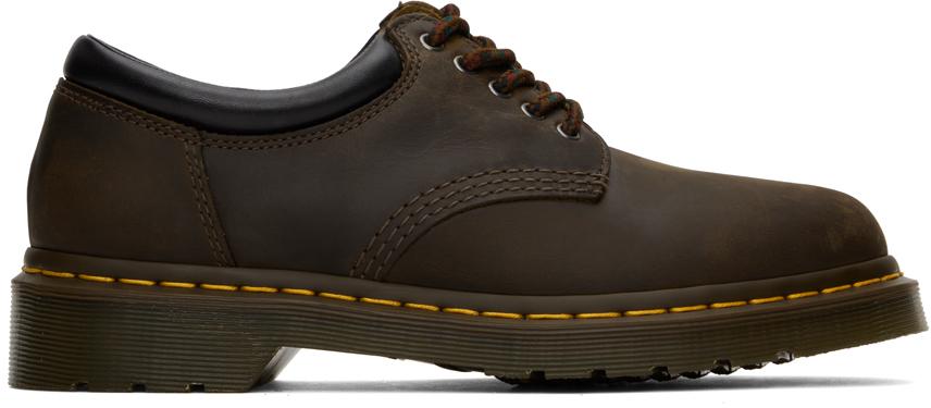 Dr. Martens メンズ ブラック ブラウン 8053 オックスフォード レース 