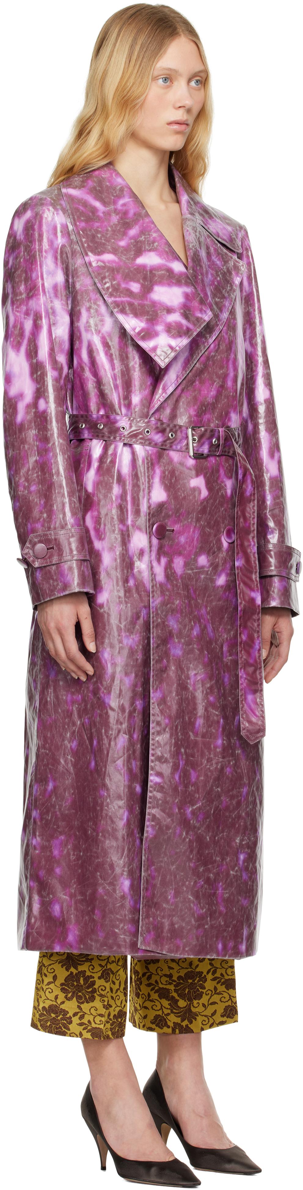 【関税込み】Dries Van Noten ピンク ロング コクーンコート レディース Dries Van Noten コート | オンラインセールは最大60