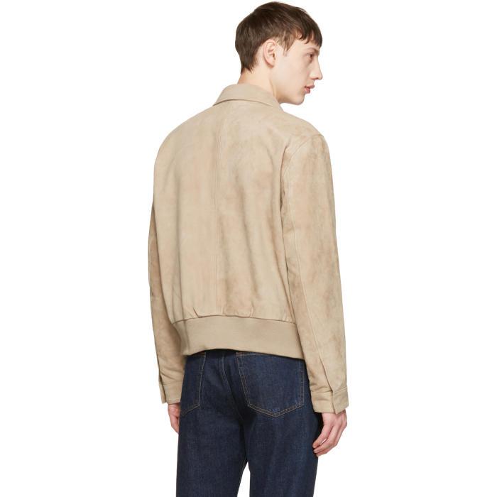 knowledge cotton apparel suede jacket