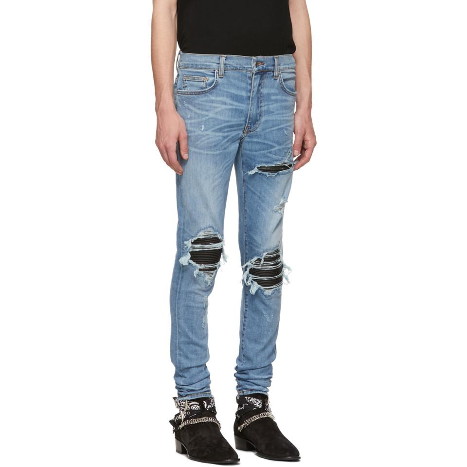 Amiri Blue Mx1 Jeans for Men | Lyst