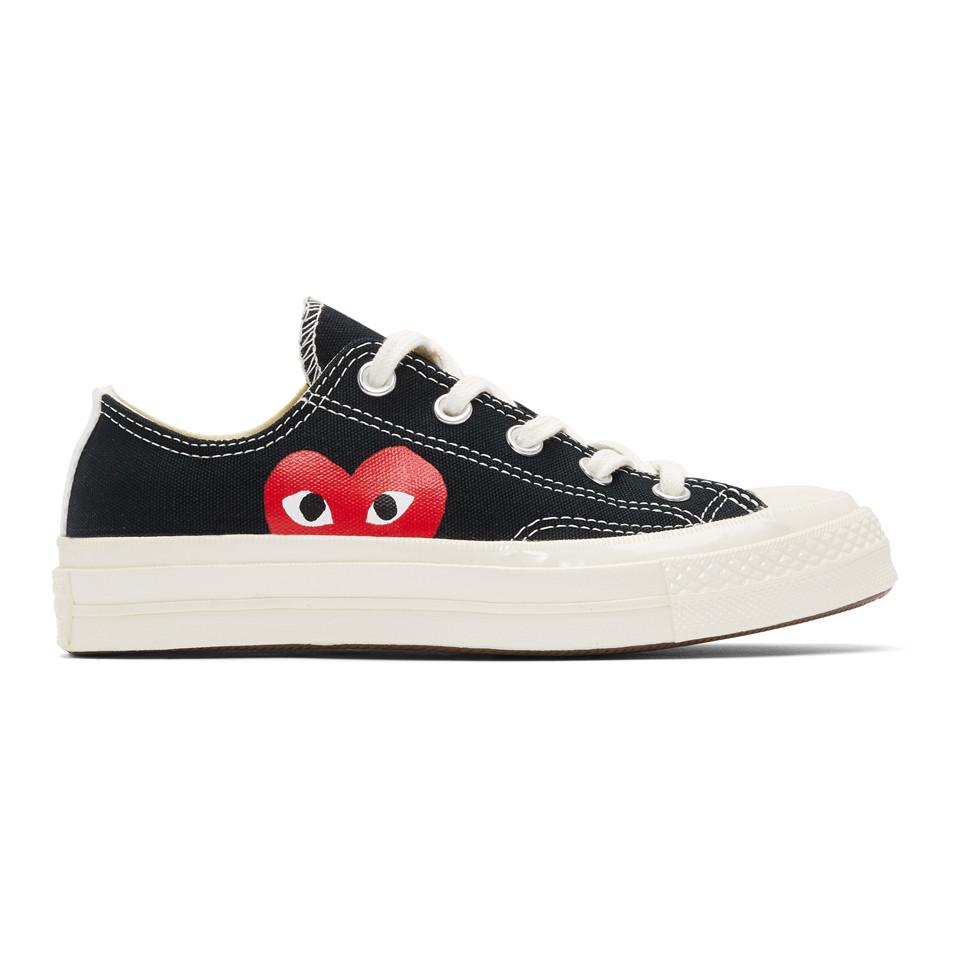 comme des garcons black sneakers