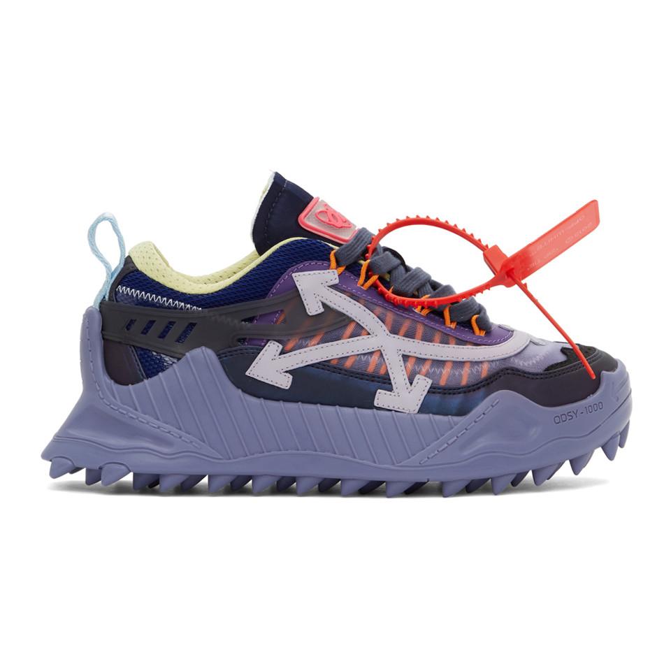 Off-White c/o Virgil Abloh Purple Odsy-1000 Sneakers | Lyst