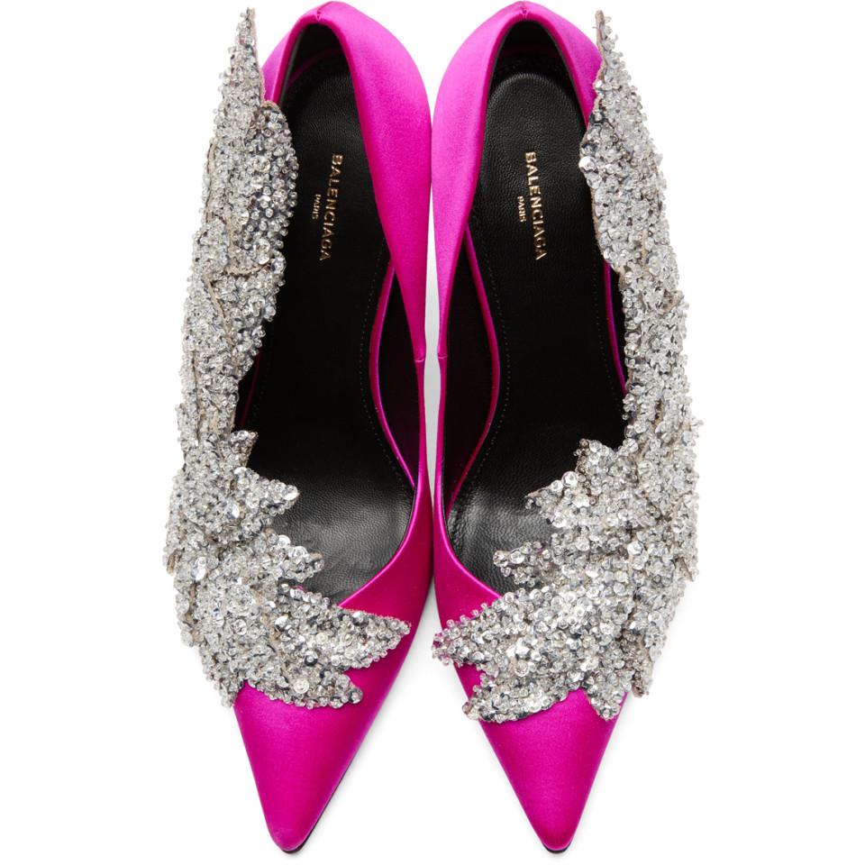 balenciaga crystal pumps