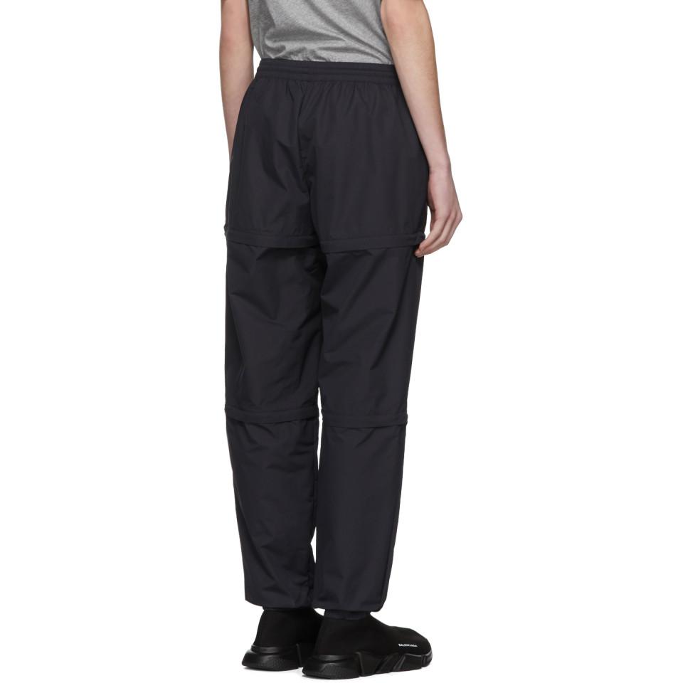 balenciaga nylon track pants