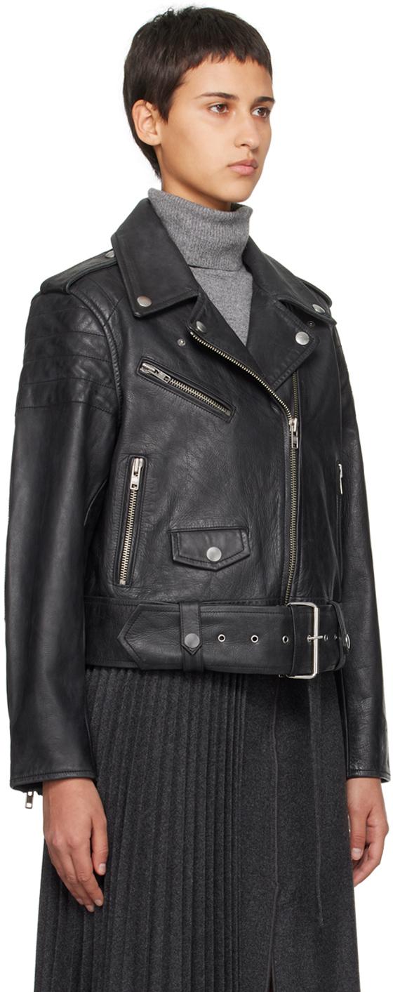 新品タグ付き　STAND STUDIO レザージャケット　36表記S〜M　黒 STAND STUDIO レザージャケット