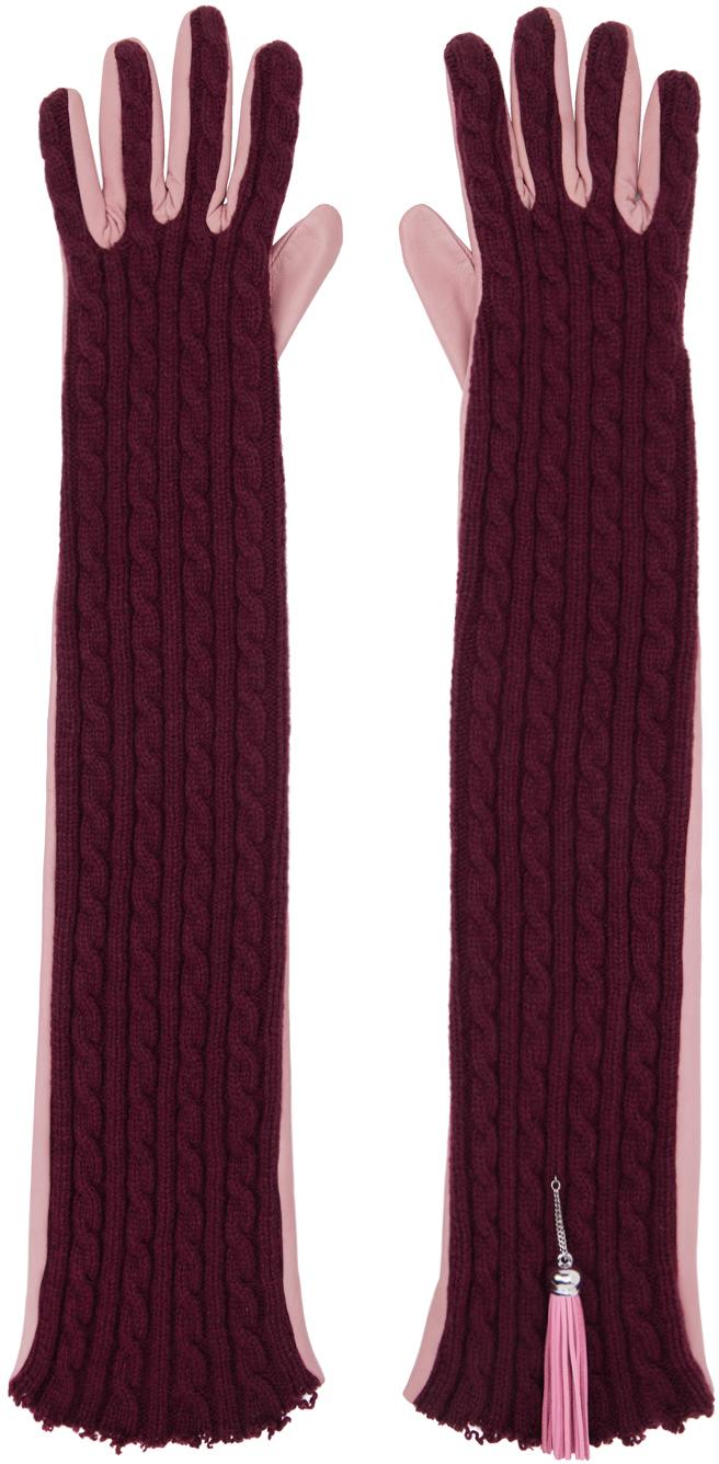 Dries Van Noten レディース オフホワイト ロンググローブ グローブ Dries Van Noten レディース オフホワイト ロンググローブ グローブ