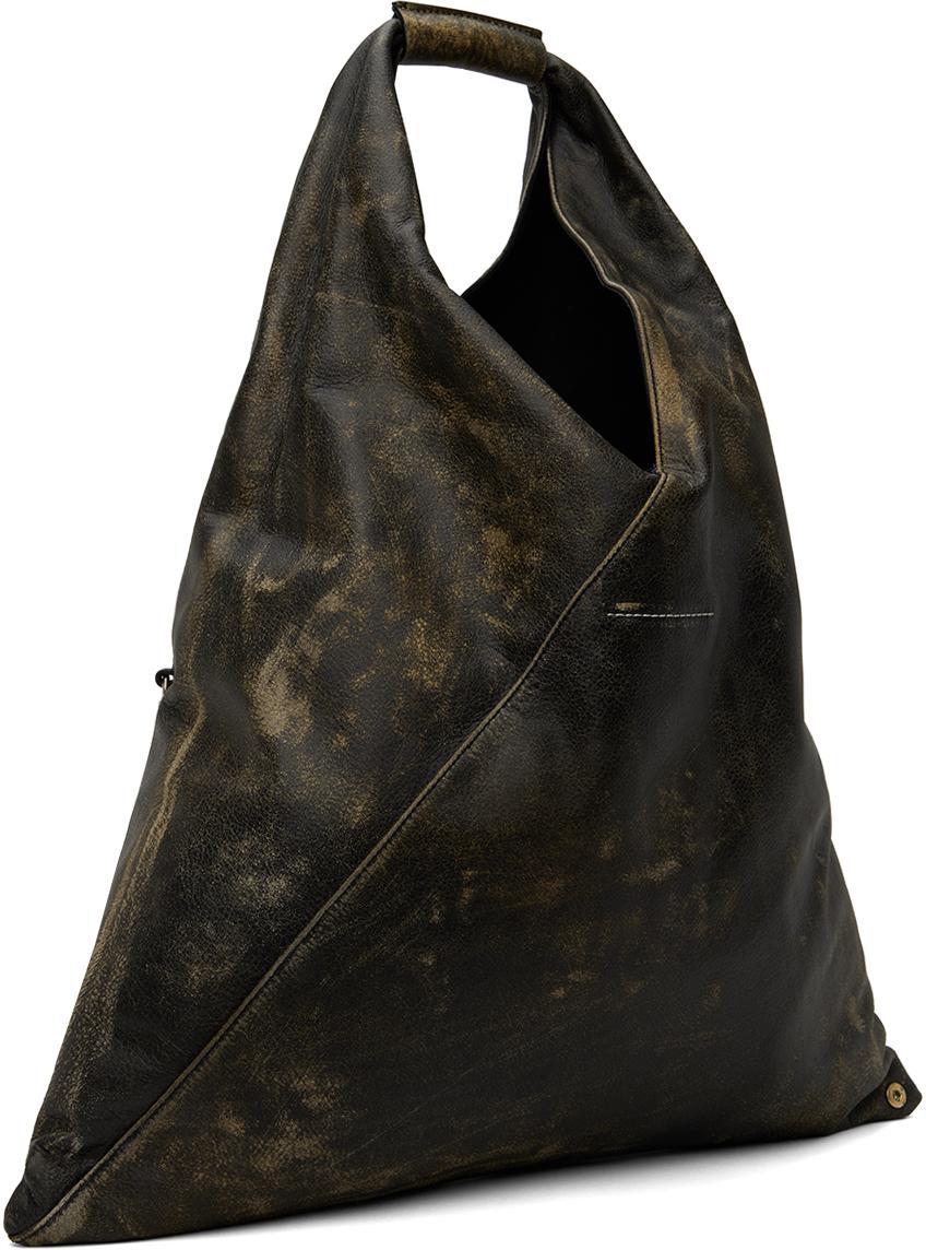 MM6 by Maison Martin Margiela Triangle Medium Tote in Black Lyst UK