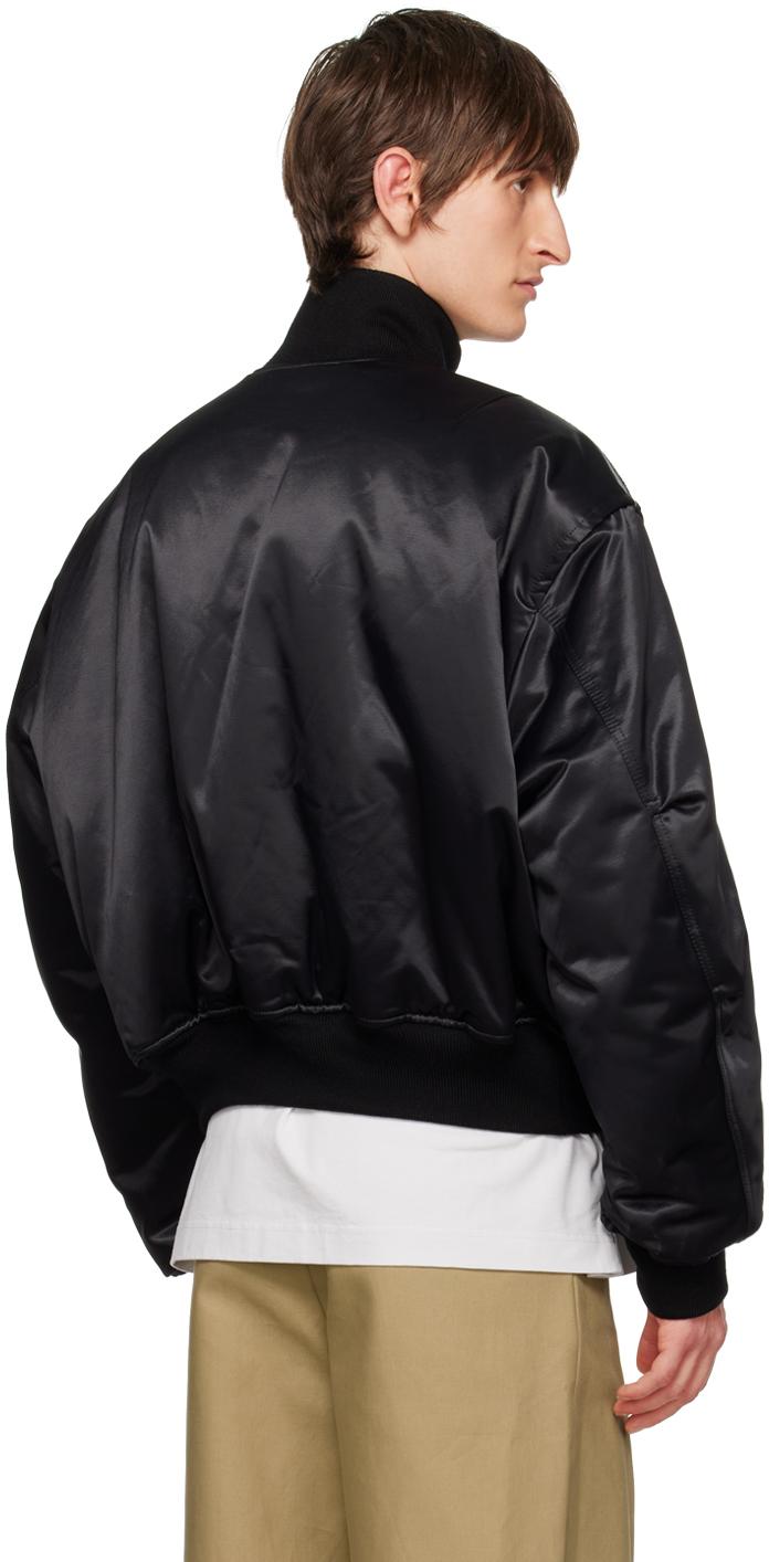 alexander wang leather bomber