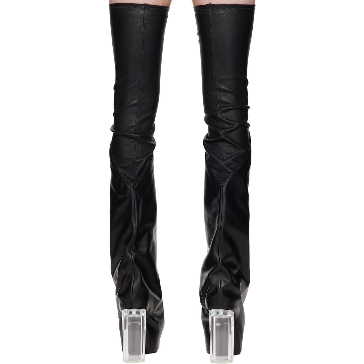 Rick Owens Concordians Taco Kiss Boots in Black for Men | Lyst
