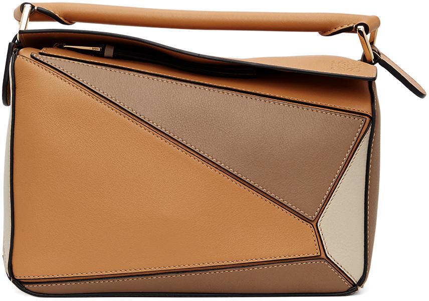 puzzle small bag tan