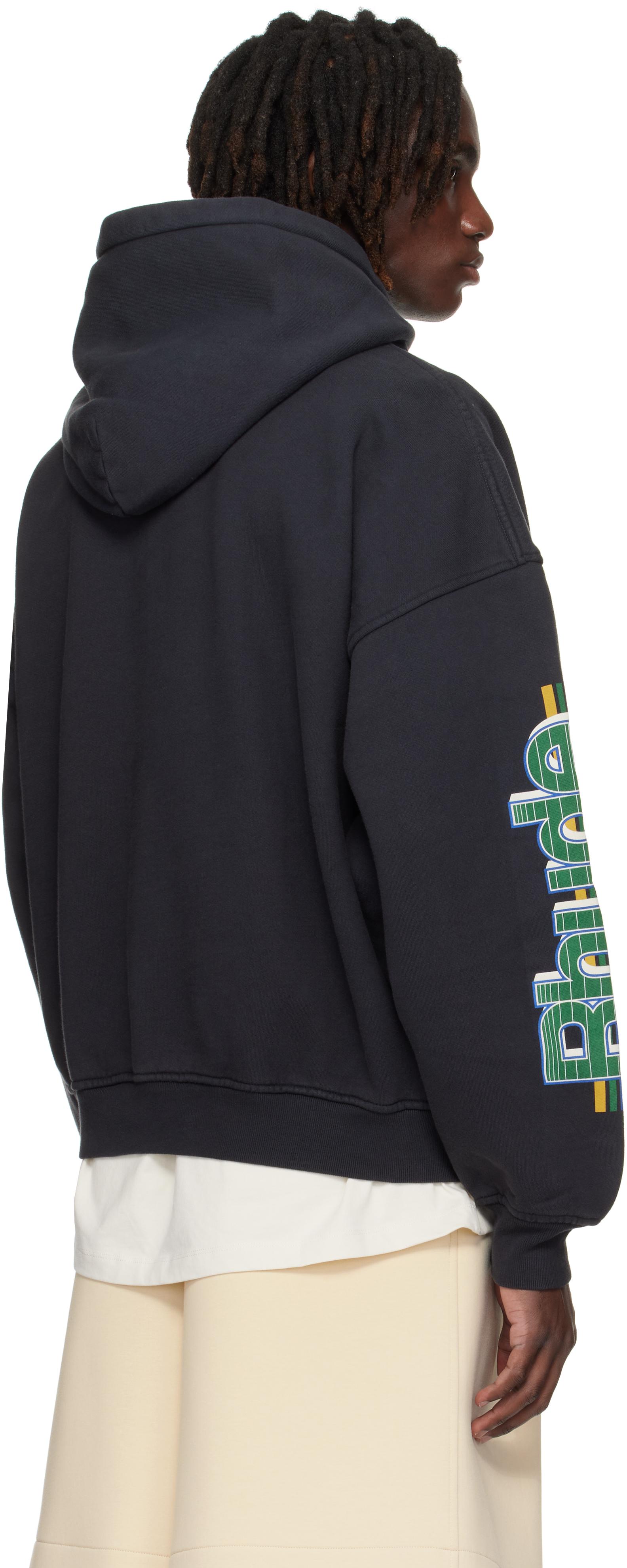 RHUDE Cadre ロゴ プリント コットン パーカー 人気 RHUDE ロゴ プリント コットン パーカー 人気 トップス（メンズ）