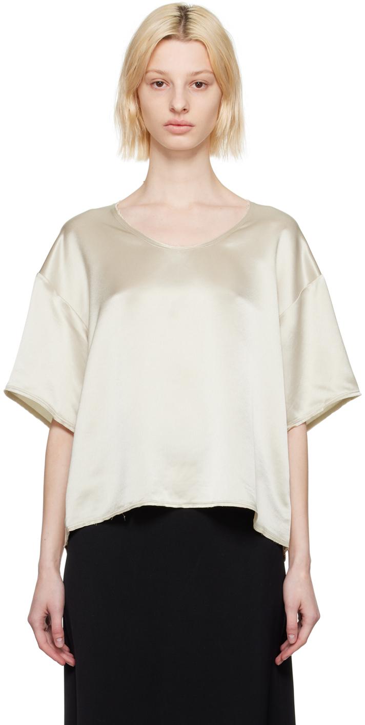 By Malene Birger レディース ブラック オフホワイト Pilavis ブラウス 