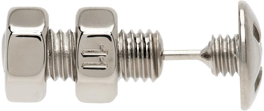 Maison Margiela メンズ ブラック シルバー Boltnut Screw Maison Margiela メンズ ブラック シルバー Boltnut Screw