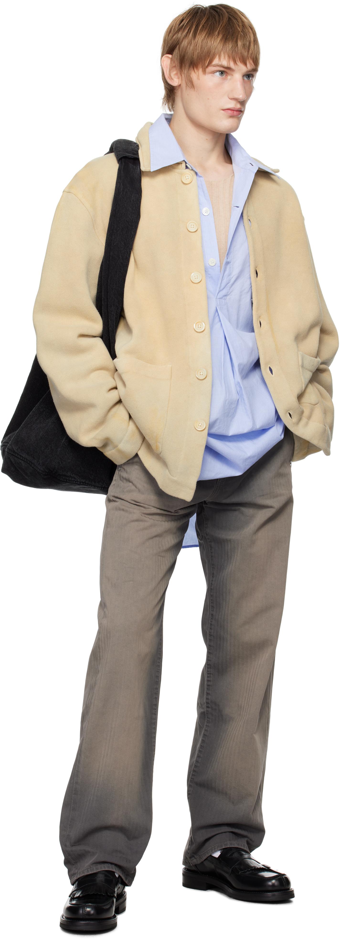 Our Legacy Tan Trucker Trousers for Men | Lyst