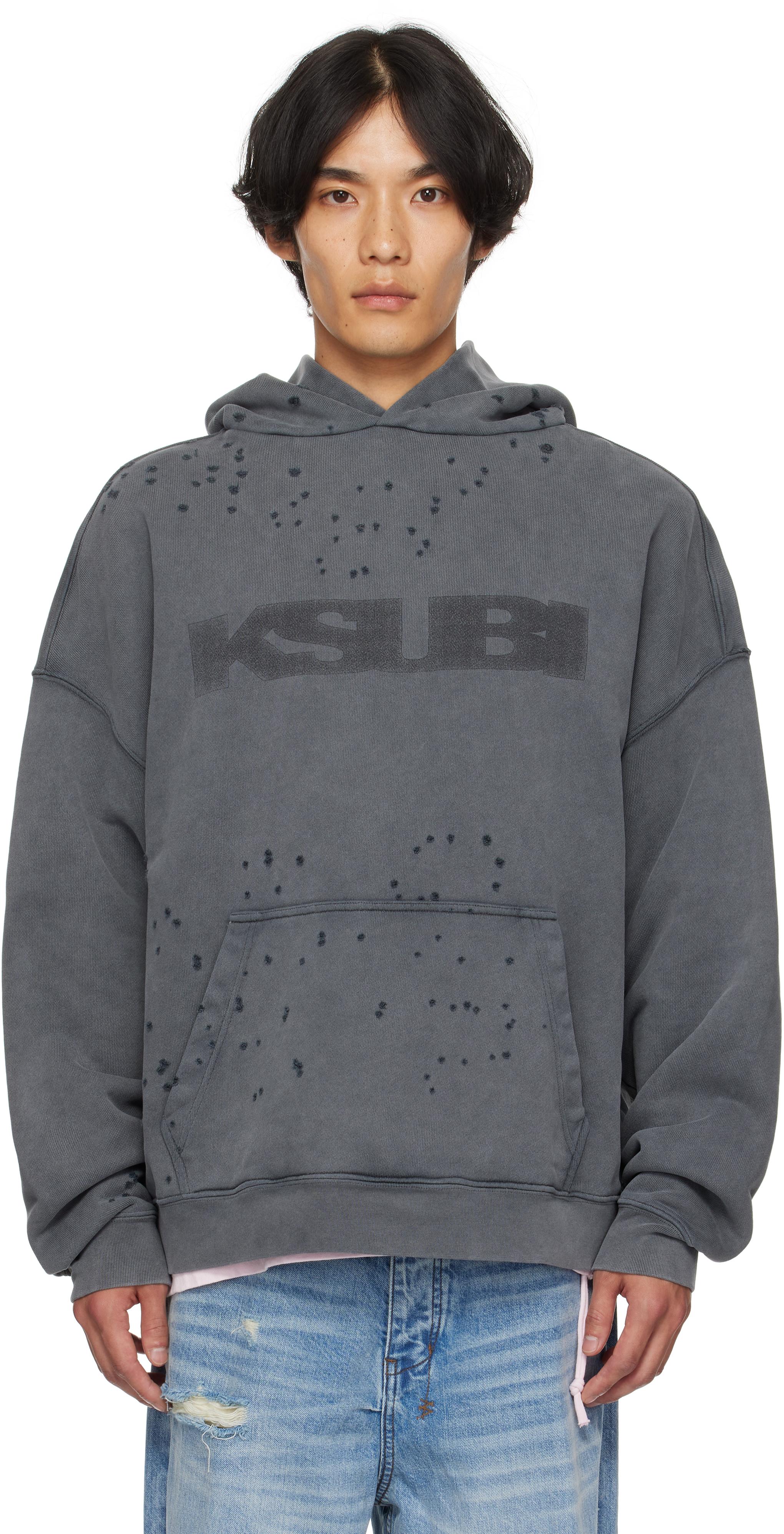 KSUBI Kickstart Ekcess フーディ パーカー Charcoal 送料込み KSUBI Kickstart Ekcess フーディ パーカー Charcoal 送料込み