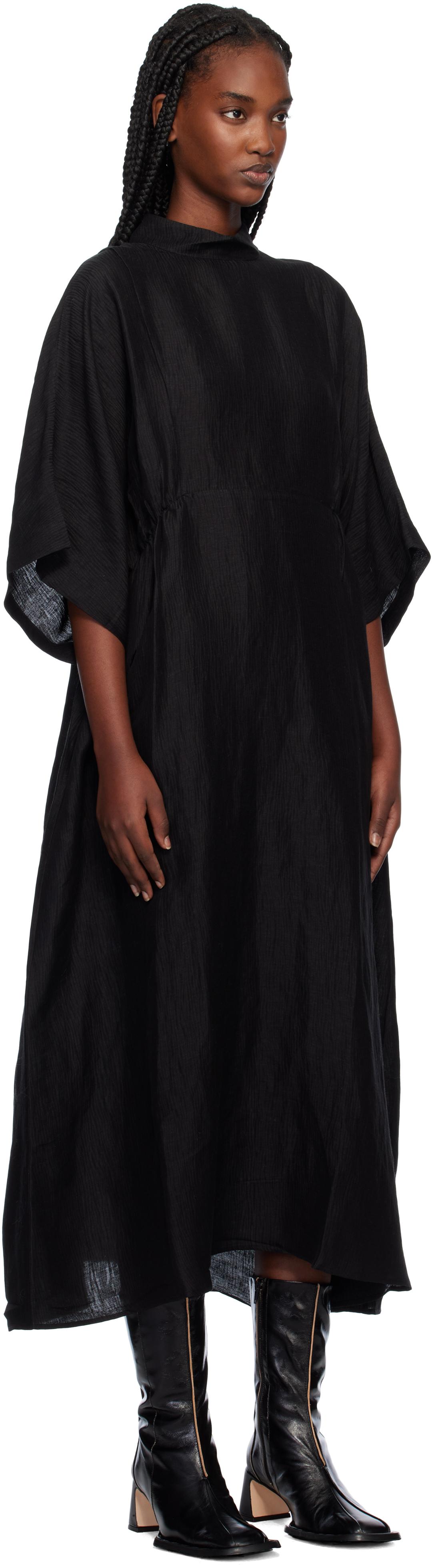 Henrik Vibskov レディース ブラック Very Turtle リネンブレンド  