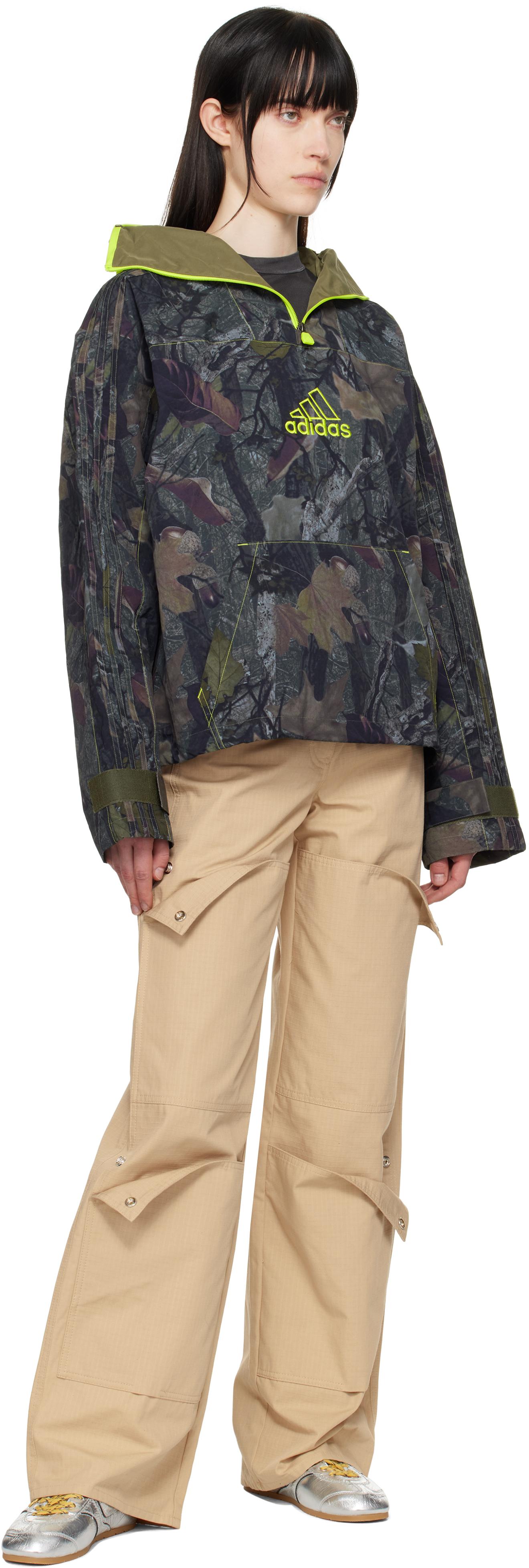 【関税込み】adidas Originals カーキ Camo Q1 ジャケット ☆adidas☆CAMO JACKET Q1☆関税・送料込み☆追跡可