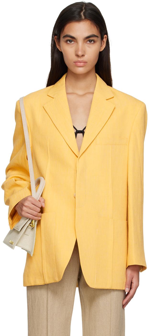 Jacquemus レディース オレンジ Le Raphiaコレクション La Veste D 