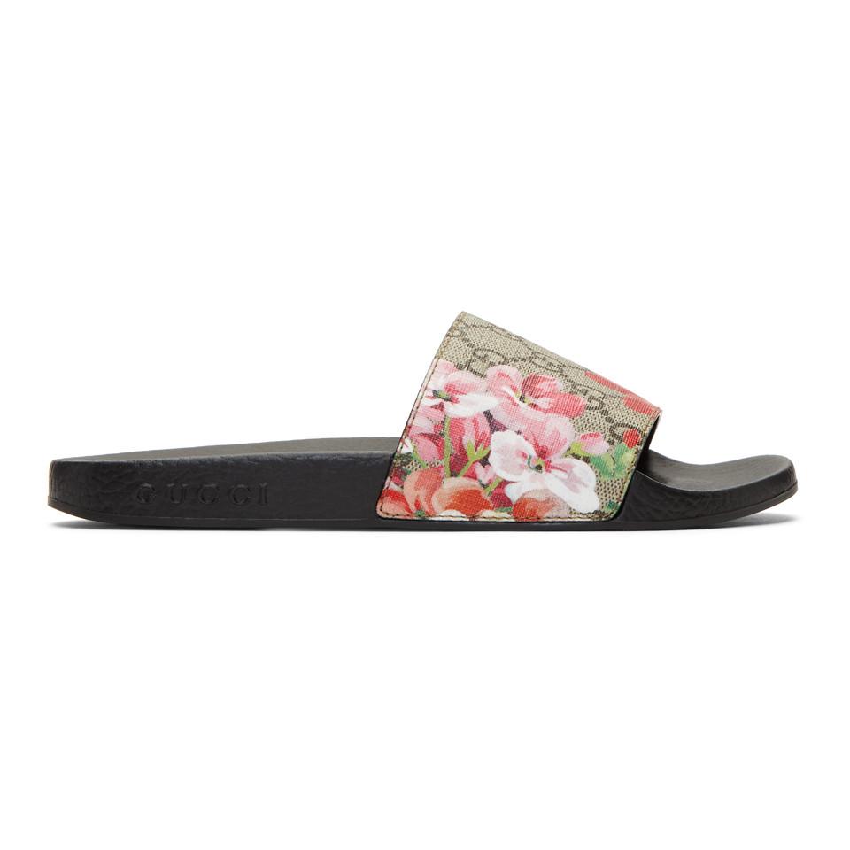 GG Blooms Supreme Slide Sandal 