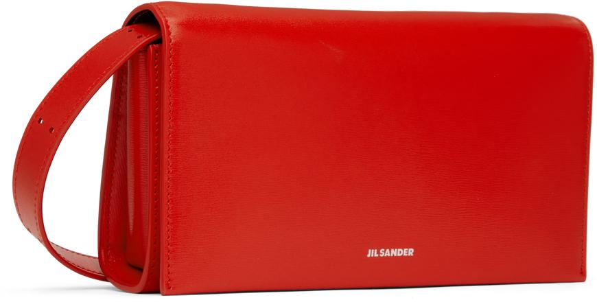 【関税込み】Jil Sander レッド All-Day バッグ Jil Sander All-Day Bag in Red | Lyst