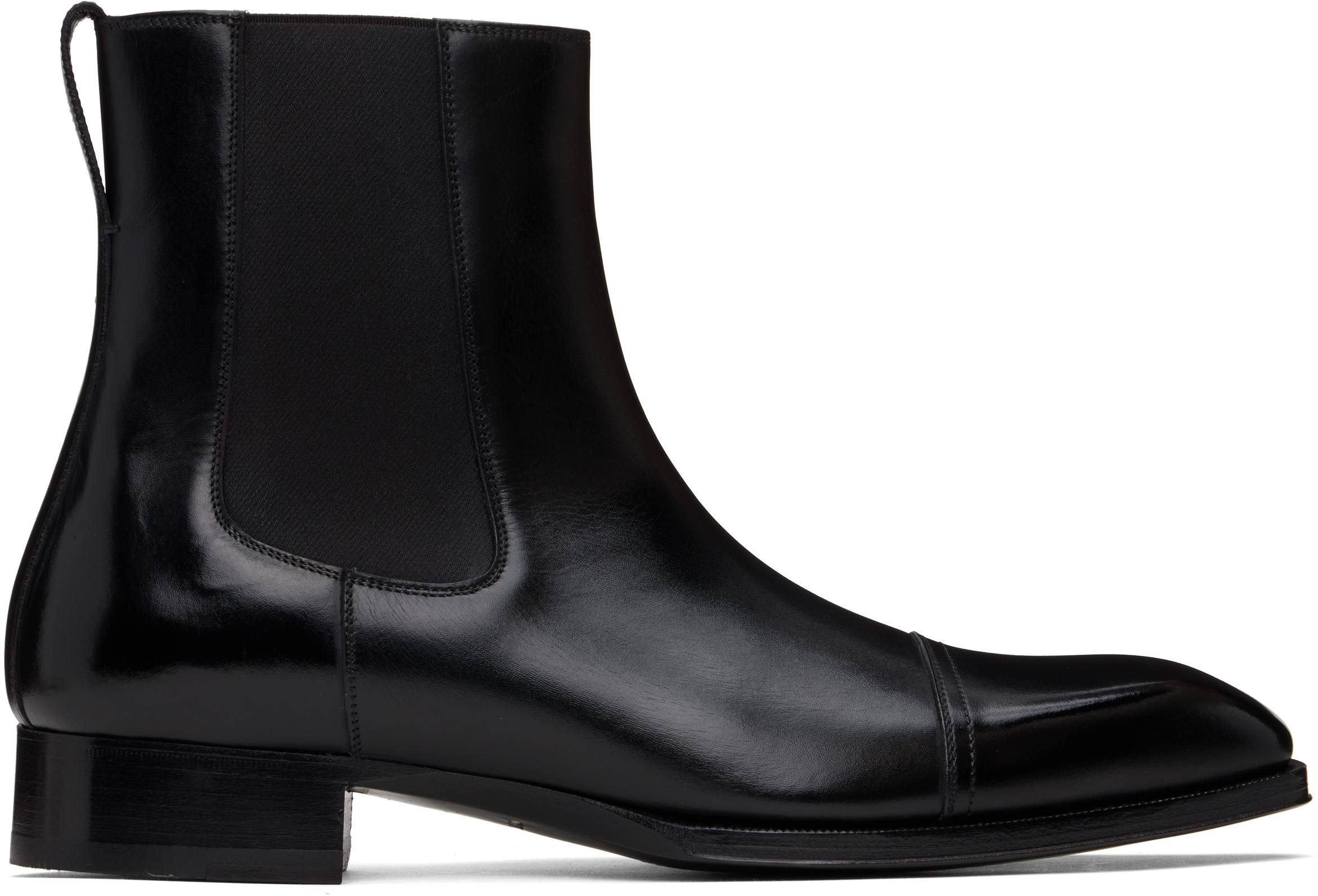 Maison Margiela メンズ ブルー Tabi 60mm レザーアンクルブーツ Maison Margiela メンズ ブルー Tabi 60mm レザーアンクルブーツ
