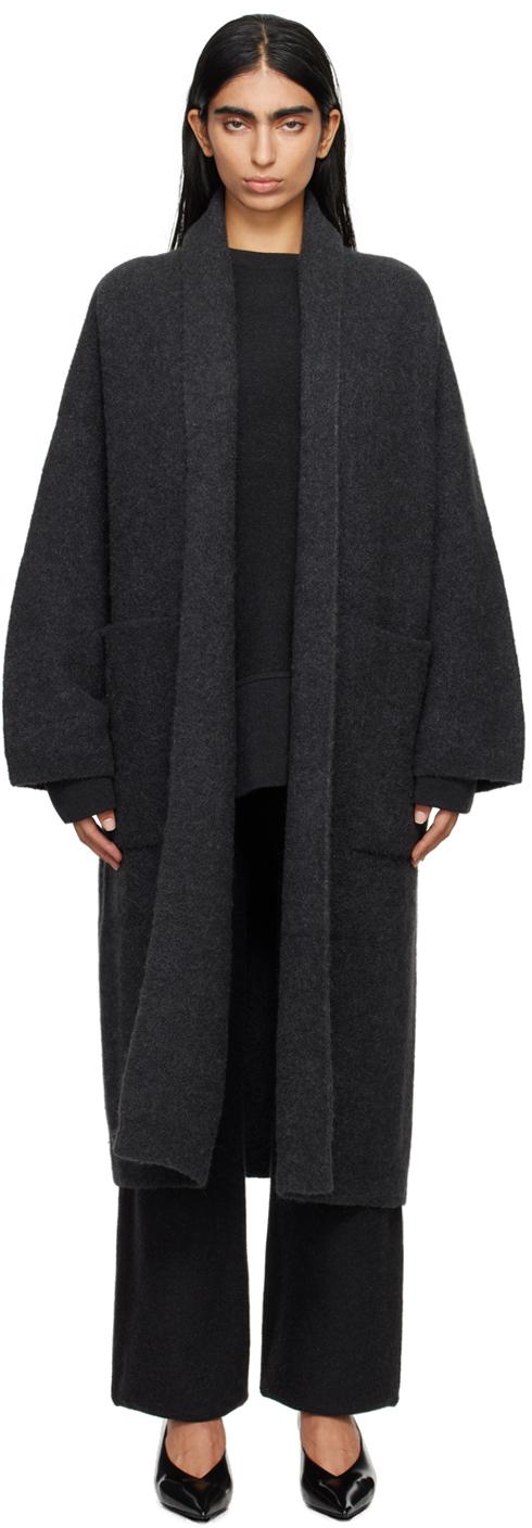 Lauren Manoogian レディース ブラック グレー ダブルフェイス ロング  