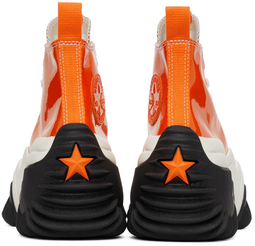 Converse Orange Run Star Motion High Sneakers for Men | Lyst