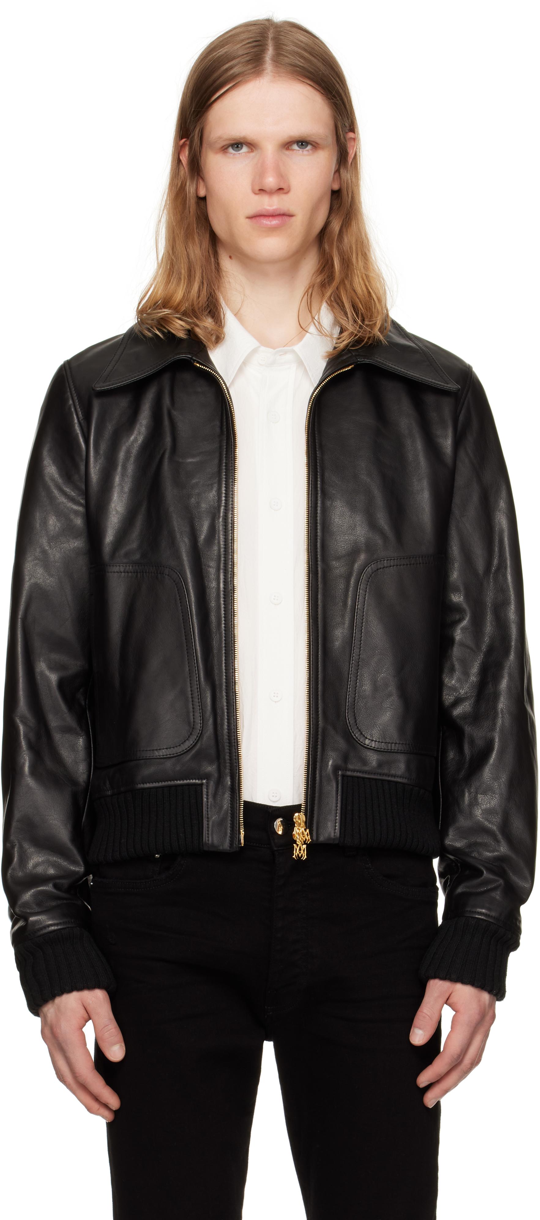 メンズ Amiri レザージャケット | オンラインセールは最大45%オフ | Lyst