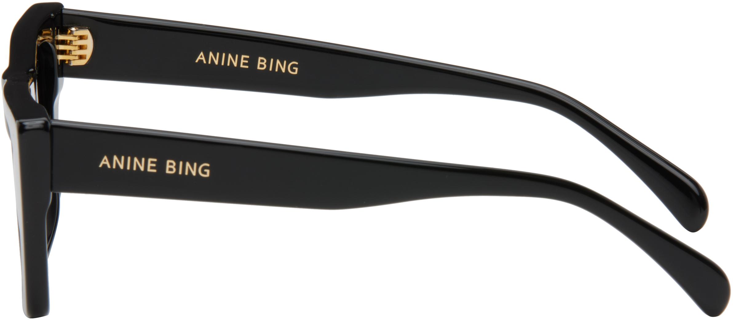 Anine Bing Paris Sunglasses in Black | Lyst UK