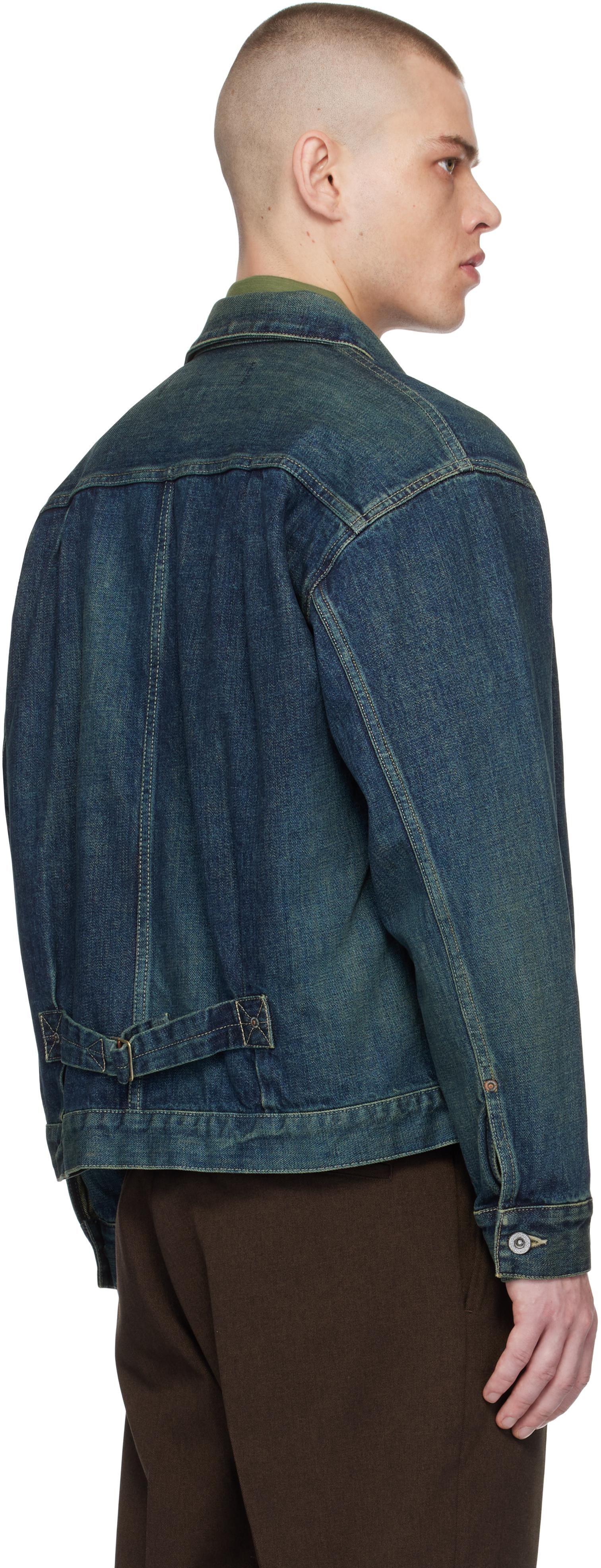 Neighborhood Men´s Blue Type-1 Washed Denim Jacket jackets 