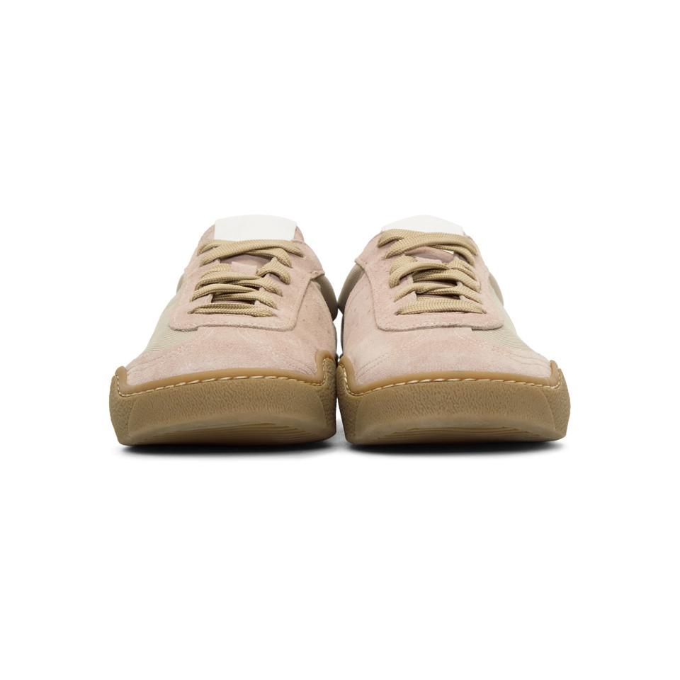 Acne Studios Leather Beige Lars Sneakers in Natural for Men - Lyst