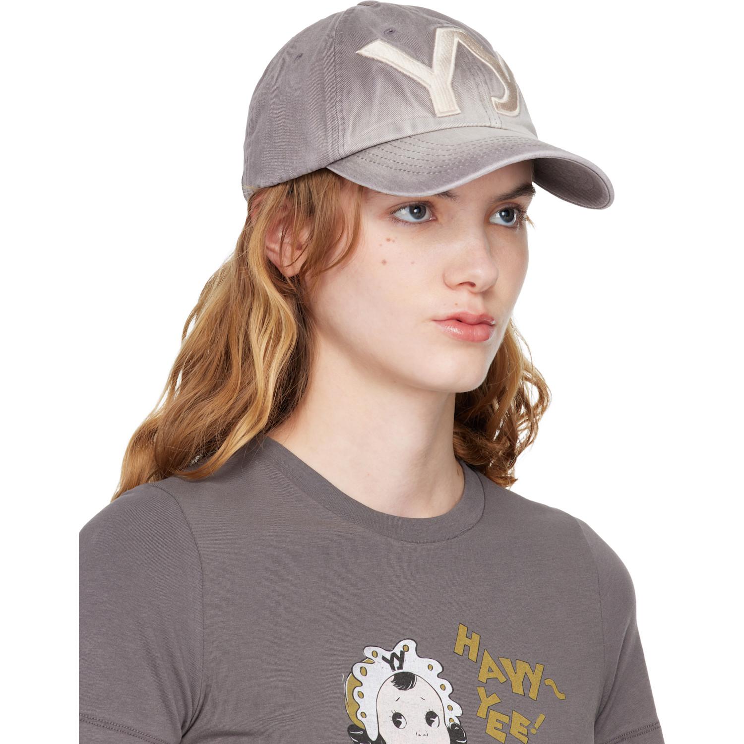 OPEN YY 'Yy' Gradient Ball Cap in Gray | Lyst