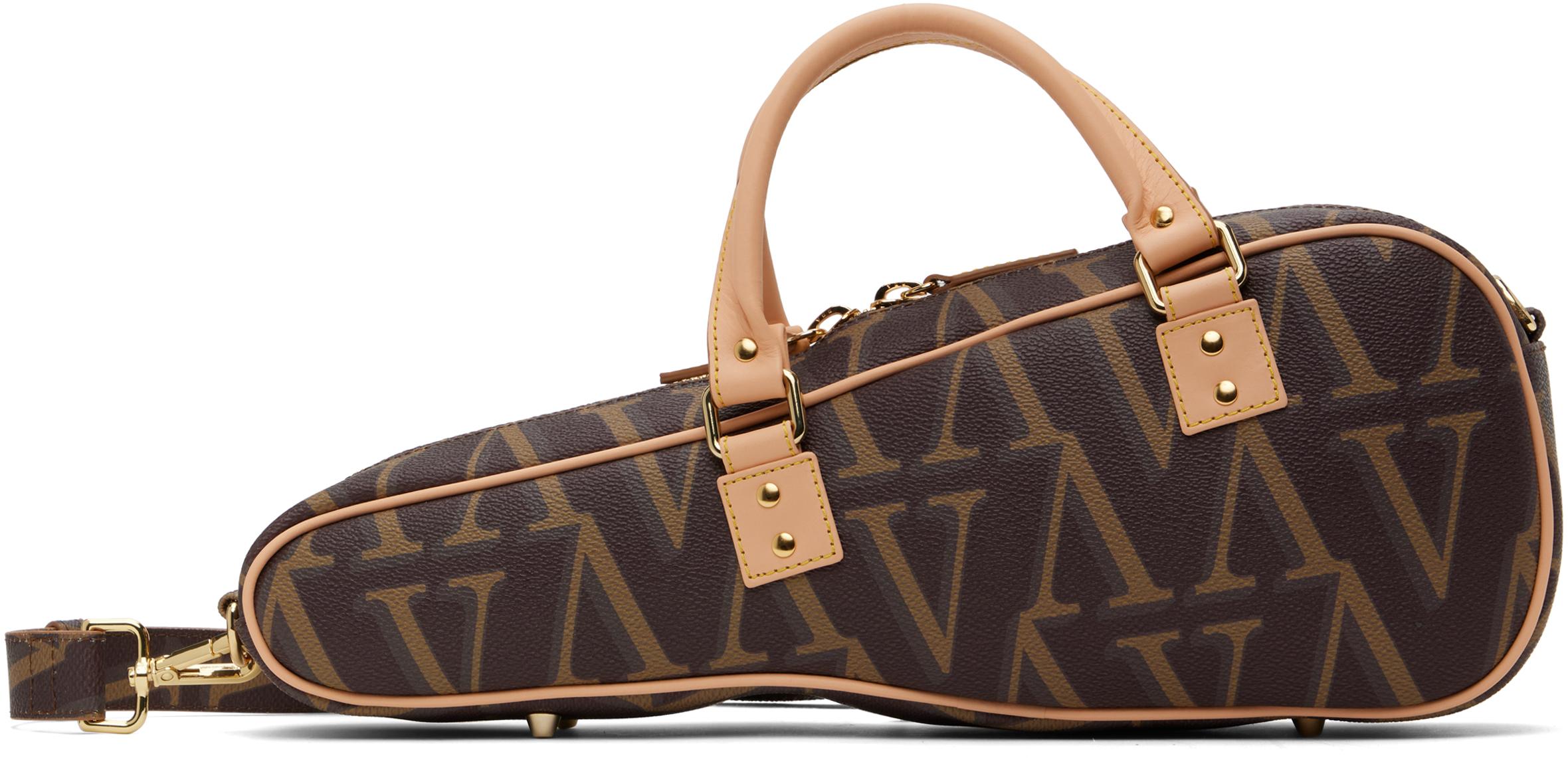 vaquera ヴァイオリンバッグ Vaquera Black Aztec Leather Clutch Bag Handbag Cosmetic